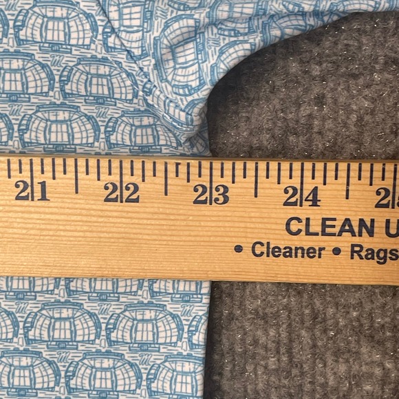 Rhoback Ole Miss Vaught-Hemingway Stadium Polo Mens Large Blue White New - Picture 8 of 9